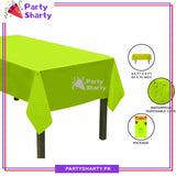 Plain Color Plastic Table Cover (137 x 183 cm) For Party Decoration and Celebration
