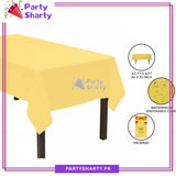 Plain Color Plastic Table Cover (137 x 183 cm) For Party Decoration and Celebration