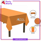 Plain Color Plastic Table Cover (137 x 183 cm) For Party Decoration and Celebration
