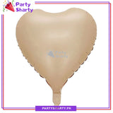 Plain Heart Foil Balloon For Teddy Bear Theme Party Decoration And Celebration
