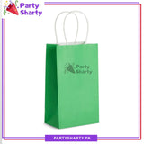 8*6 inches Plain Paper Goody Bags Pack Of 6 For Party Event Giveaways