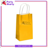 8*6 inches Plain Paper Goody Bags Pack Of 6 For Party Event Giveaways
