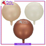 Plain Round Foil Balloon For Teddy Bear Theme Party Decoration And Celebration