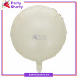 Plain Round Foil Balloon For Teddy Bear Theme Party Decoration And Celebration