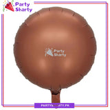 Plain Round Foil Balloon For Teddy Bear Theme Party Decoration And Celebration