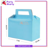 Plain Solid Color Favor / Goody Boxes Pack of 10 For Birthday and Event Celebration