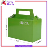 Plain Solid Color Favor / Goody Boxes Pack of 10 For Birthday and Event Celebration