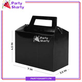 Plain Solid Color Favor / Goody Boxes Pack of 10 For Birthday and Event Celebration