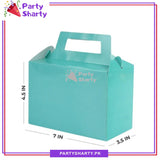 Plain Solid Color Favor / Goody Boxes Pack of 10 For Birthday and Event Celebration