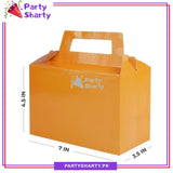 Plain Solid Color Favor / Goody Boxes Pack of 10 For Birthday and Event Celebration