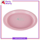 9 inches Plain Solid Color Large Size Plastic Party Plates For Party Event Decoration & Celebration