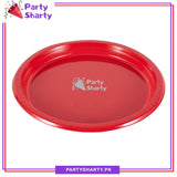9 inches Plain Solid Color Large Size Plastic Party Plates For Party Event Decoration & Celebration