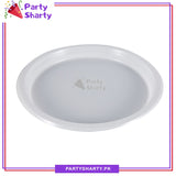9 inches Plain Solid Color Large Size Plastic Party Plates For Party Event Decoration & Celebration