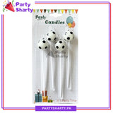 Playful Soccer / Football Theme Birthday Candle For Party Celebrations