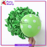 Polka Dots Latex Balloons Pack of 25 For Party Decoration