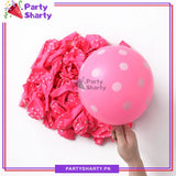 Polka Dots Latex Balloons Pack of 25 For Party Decoration