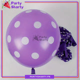 Polka Dots Latex Balloons Pack of 25 For Party Decoration