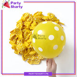 Polka Dots Latex Balloons Pack of 25 For Party Decoration