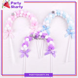 Pom Pom Arch Style Cake Toppers For Pastel Princess Party Decorations & Celebrations