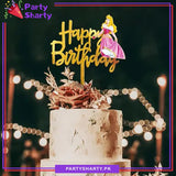 Princess Aurora Theme Acrylic Cake Topper For Birthday Party Celebration and Decoration