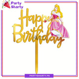 Princess Aurora Theme Acrylic Cake Topper For Birthday Party Celebration and Decoration