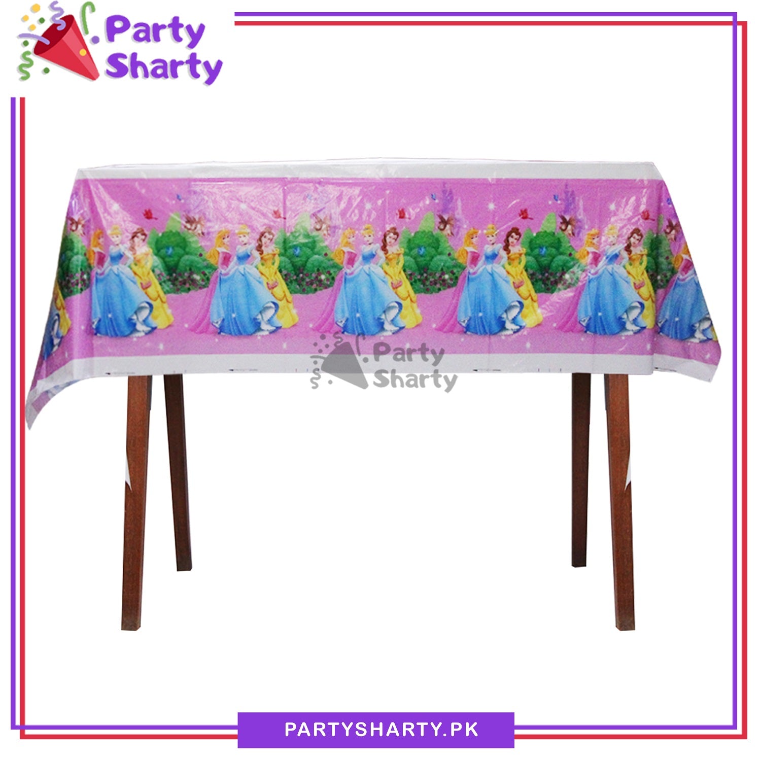 Princess Theme Table Cover for Birthday Party and Decoration – Party Sharty