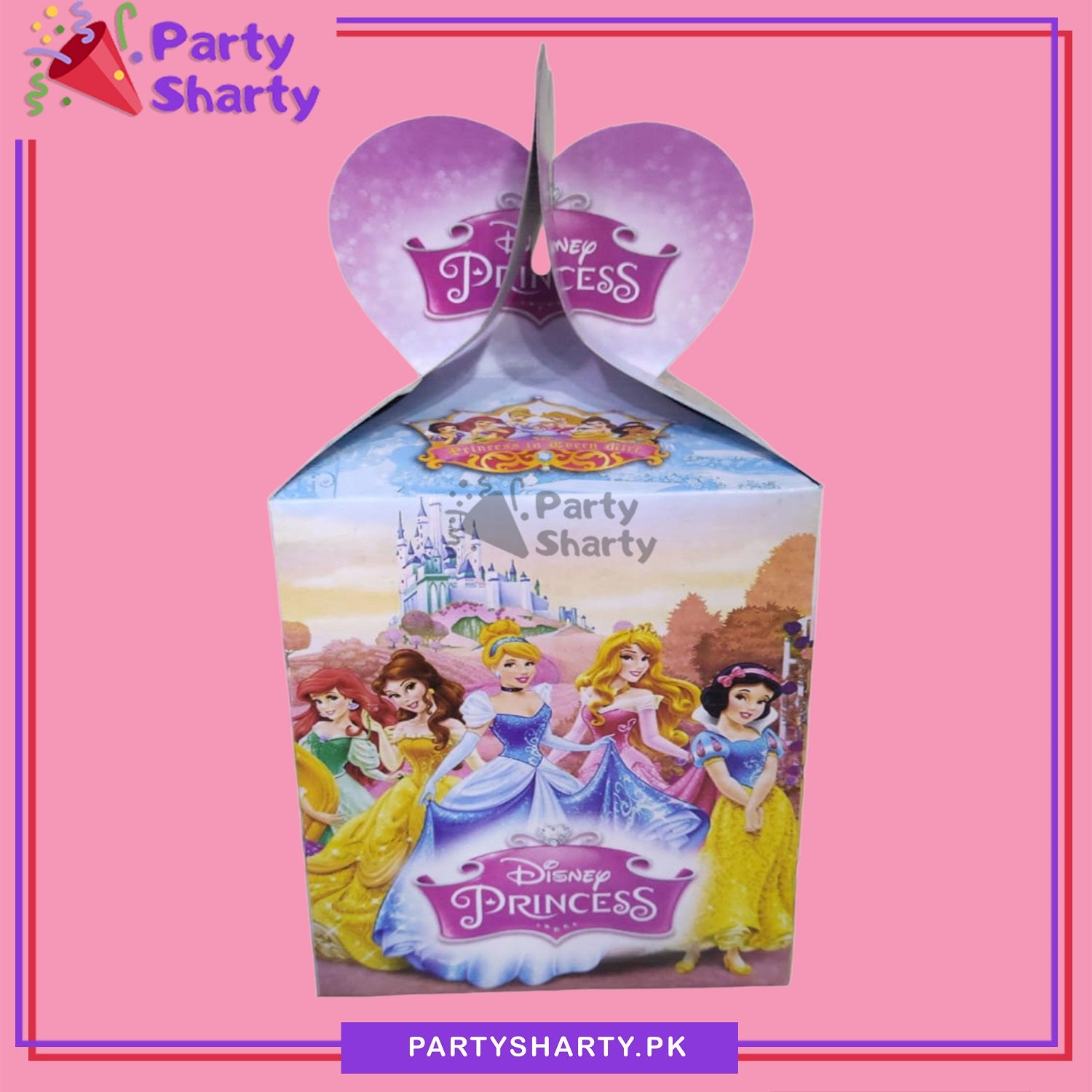 Disney Princess Theme Goody Boxes Pack of 10 For Birthday Celebration and Decoration