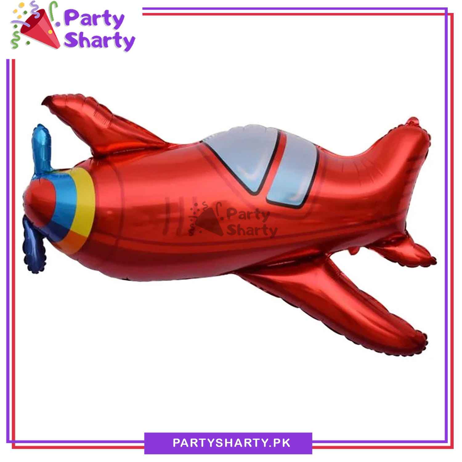 Propeller Aircraft Foil Balloons For Aircraft / Space Theme Party and Decoration