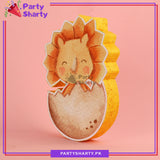 Protoceratops Dinosaur Character in Egg Thermocol Standee For Dinosaur/Dragon Theme Based Birthday Celebration and Party Decoration