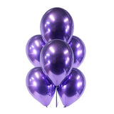 Metallic Chrome Balloons (Pack of 25) For Birthday, Wedding, Anniversary, Baby Shower Party Decoration
