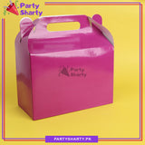 Plain Solid Color Favor / Goody Boxes Pack of 10 For Birthday and Event Celebration