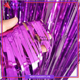 Fringes / Foil Curtains Best for Back Drop Wall Decoration for Birthday and Parties Celebration