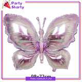 Purple Shade Butterfly Foil Balloon For Butterfly Themed Birthday, Baby Shower Party and Event Decoration