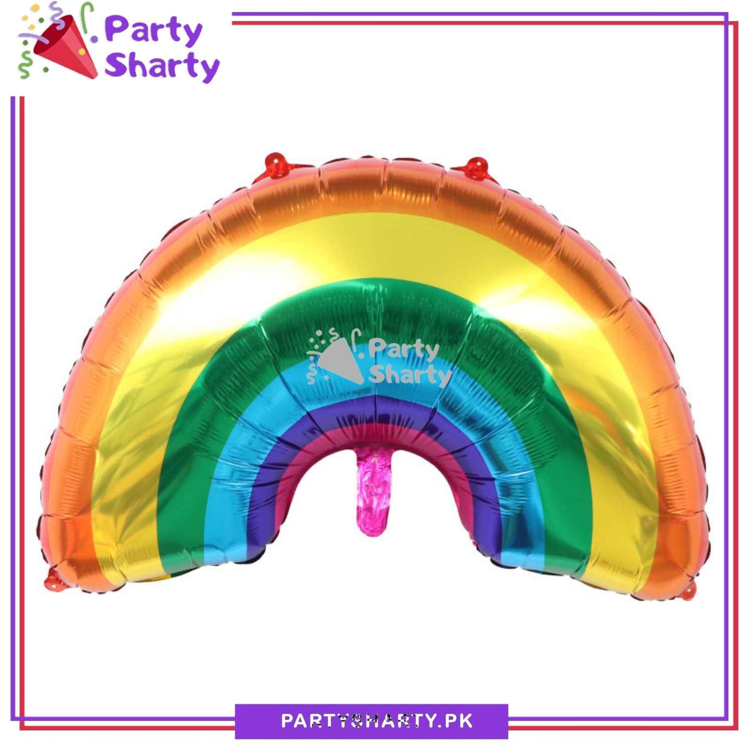 Rainbow Shaped Foil Balloon For Theme Decoration and Celebrations