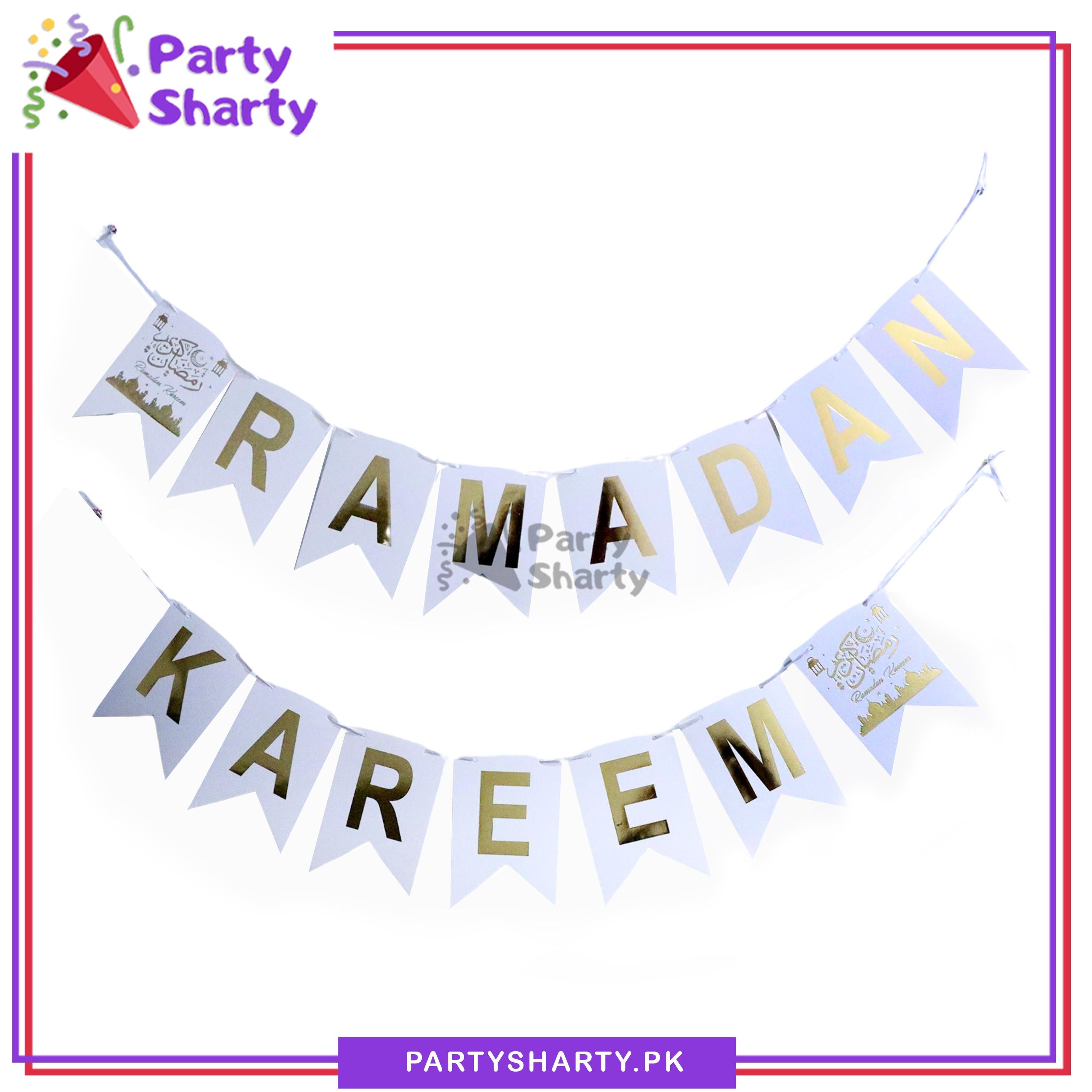 Ramadan Kareem Card Banner For Ramadan Iftar Party Decoration and Celebration