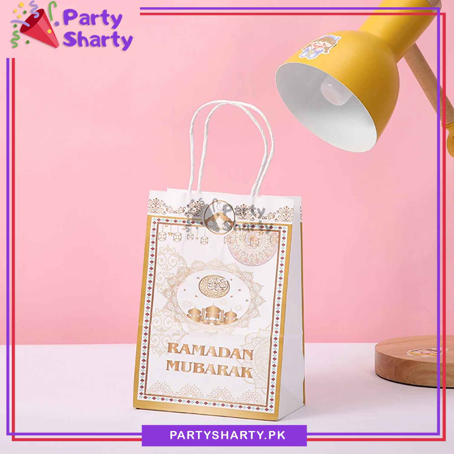 Ramadan Mubarak / Kareem Kraft Paper / Goody Bags, Ramadan Party Favor Bags for Ramadan Giveaways