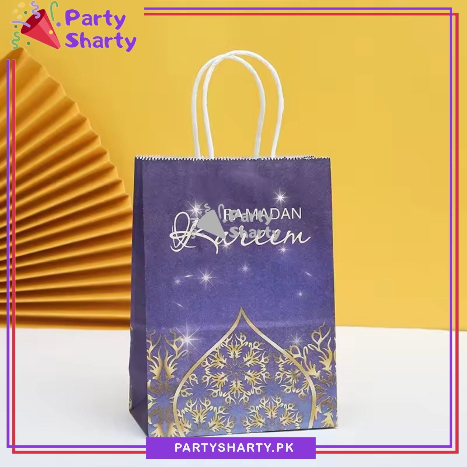 Ramadan Mubarak / Kareem Kraft Paper / Goody Bags, Ramadan Party Favor Bags for Ramadan Giveaways