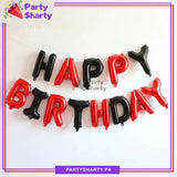 Happy Birthday Foil Balloon Banner for Decoration and Birthday Celebration