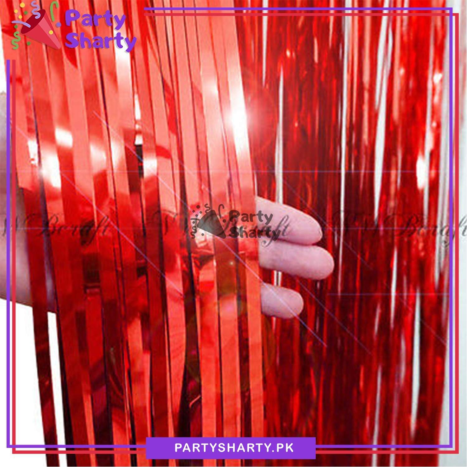Fringes / Foil Curtains Best for Back Drop Wall Decoration for Birthday and Parties Celebration
