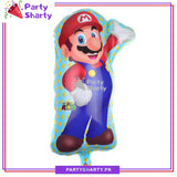 Red Super Mario Foil Balloon For Theme Party Decoration and Celebration