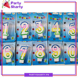 Regular Number Candles For Birthday, Anniversary Cake Decoration and Celebration