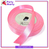 1/2 inch Satin Ribbon Roll For Birthday, Anniversary, Bridal Shower, Baby Shower and Gift Decoration