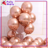Metallic Chrome Balloons (Pack of 25) For Birthday, Wedding, Anniversary, Baby Shower Party Decoration