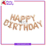 Happy Birthday Foil Balloon Banner for Decoration and Birthday Celebration