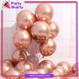 Metallic Chrome Balloons (Pack of 10) For Birthday, Wedding, Anniversary, Baby Shower Party Decoration