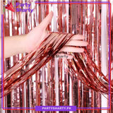 Fringes / Foil Curtains Best for Back Drop Wall Decoration for Birthday and Parties Celebration