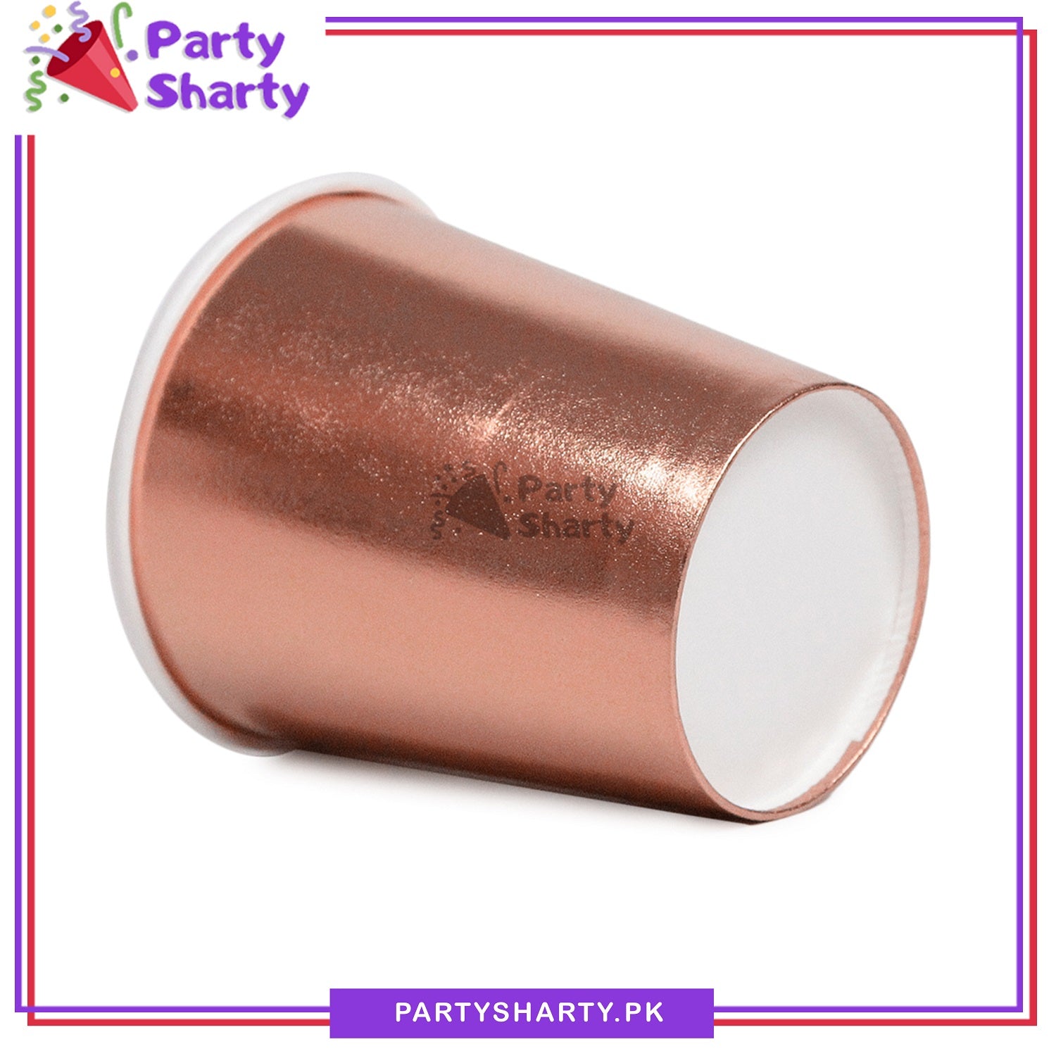 Fancy Party Disposable Paper Cups / Glass For Party Supplies and Decorations
