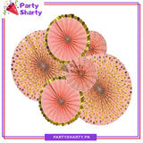 Paper Fan Set For Party Supplies and Decorations