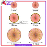 Paper Fan Set For Party Supplies and Decorations