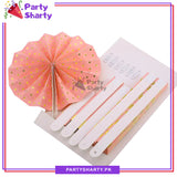 Paper Fan Set For Party Supplies and Decorations